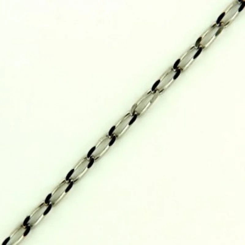 Zlatá retiazka z bieleho zlata KA GRD/035W, 38, 1.20 g