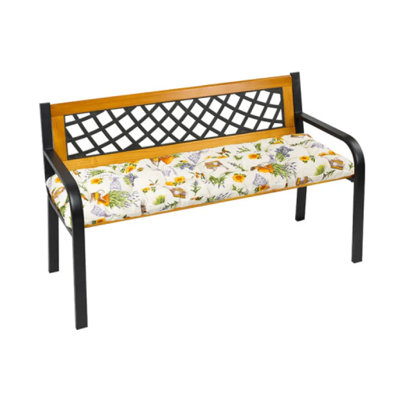 Bellatex Sedák na lavici prošívaný, Levandule fialová - 40x150cm