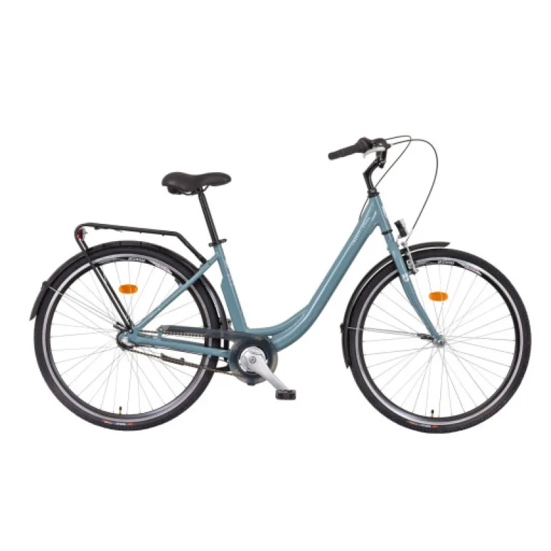 Liberty Jízdní kolo Strada 7spd. NEXUS 28" 2026 šedé, Přední vidlice Odpružená