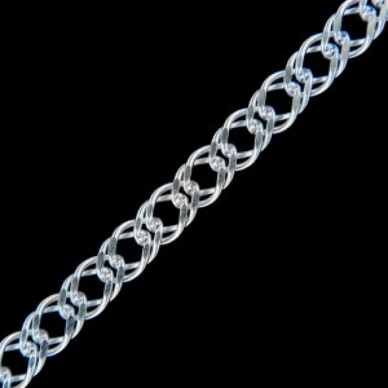 Strieborná retiazka KA ROMBO50RH, 50 cm, 6.50 g