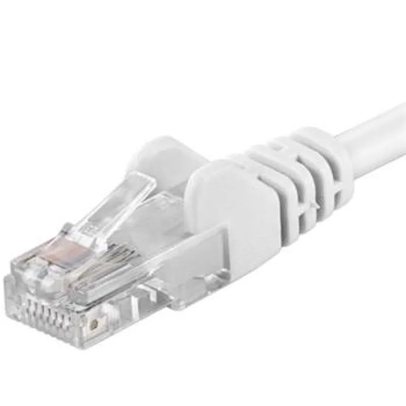 PREMIUMCORD Patch kabel UTP RJ45-RJ45 level 5e 3m bílá sputp03W