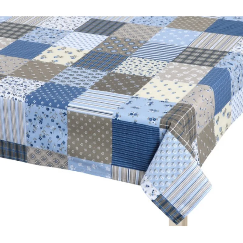 Bellatex Ubrus ADÉLA, Patchwork modrý - 120x140cm