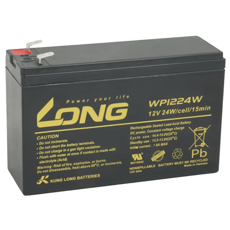 AVACOM LONG baterie 12V 6Ah F2 HighRate (WP1224W) PBLO-12V006-F2AH