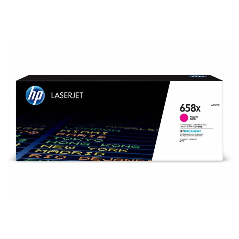 HP Purpurová originální tonerová kazeta HP 658X W2003X