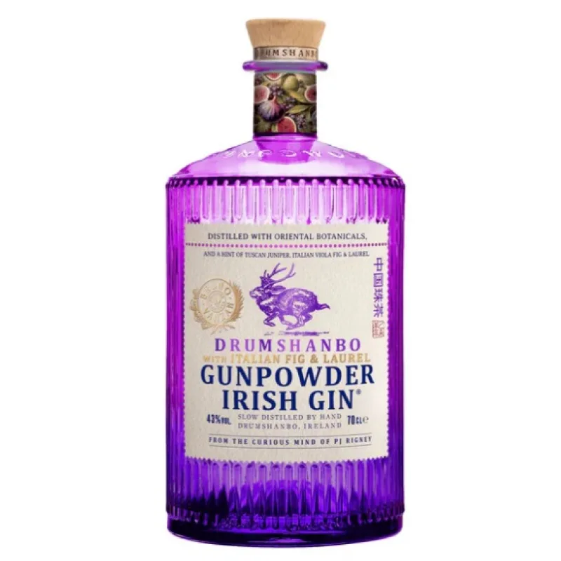Drumshanbo Gunpowder Irish Gin with Italian Fig & Laurel 43% 0,7l