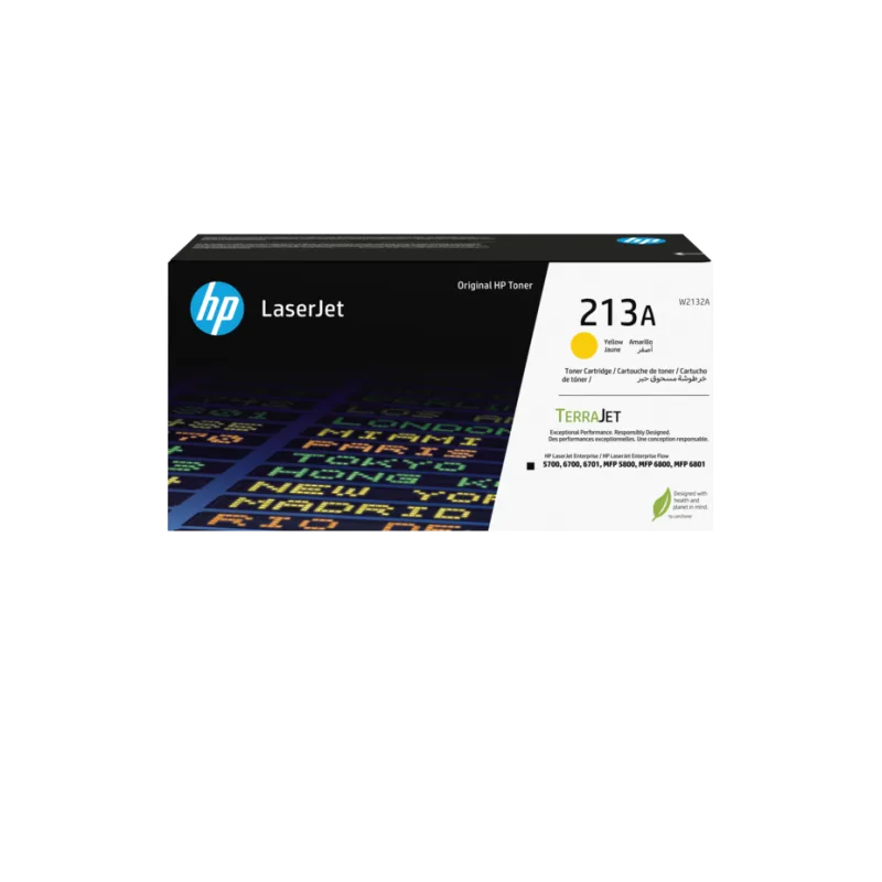 HP 213A Ylw Original LaserJet Toner Crtg (3, 000 pages) W2132A