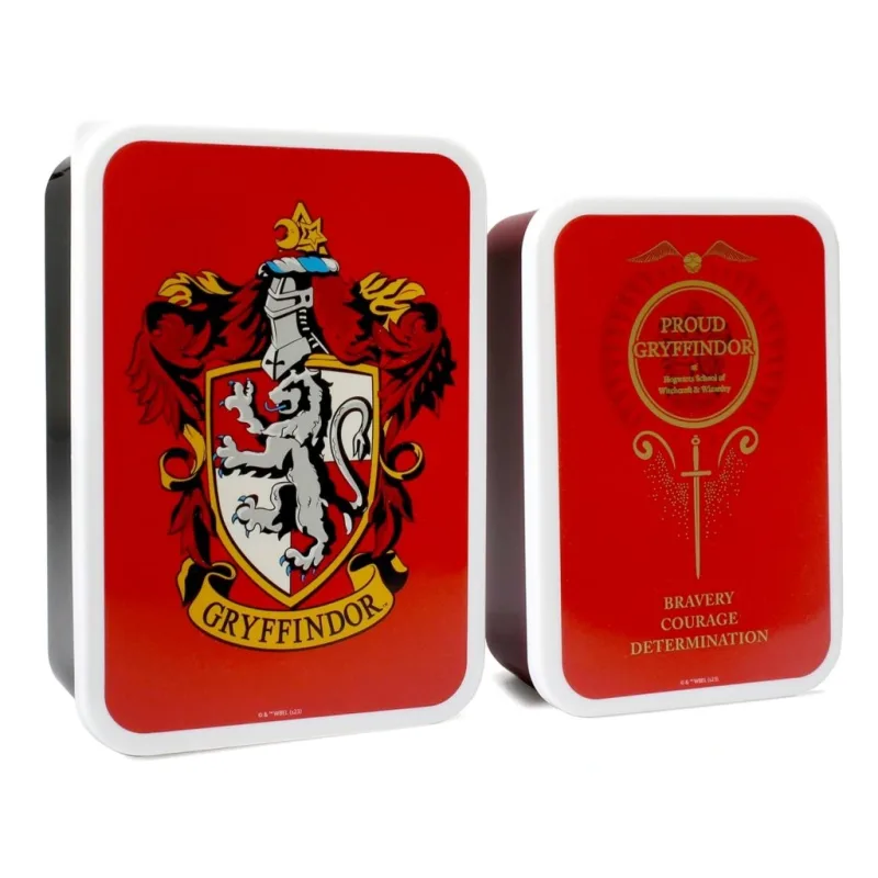 Harry Potter Gryffindor - Chrabromil box na desiatu / obedár (2 ks v balení) - SKLADOM