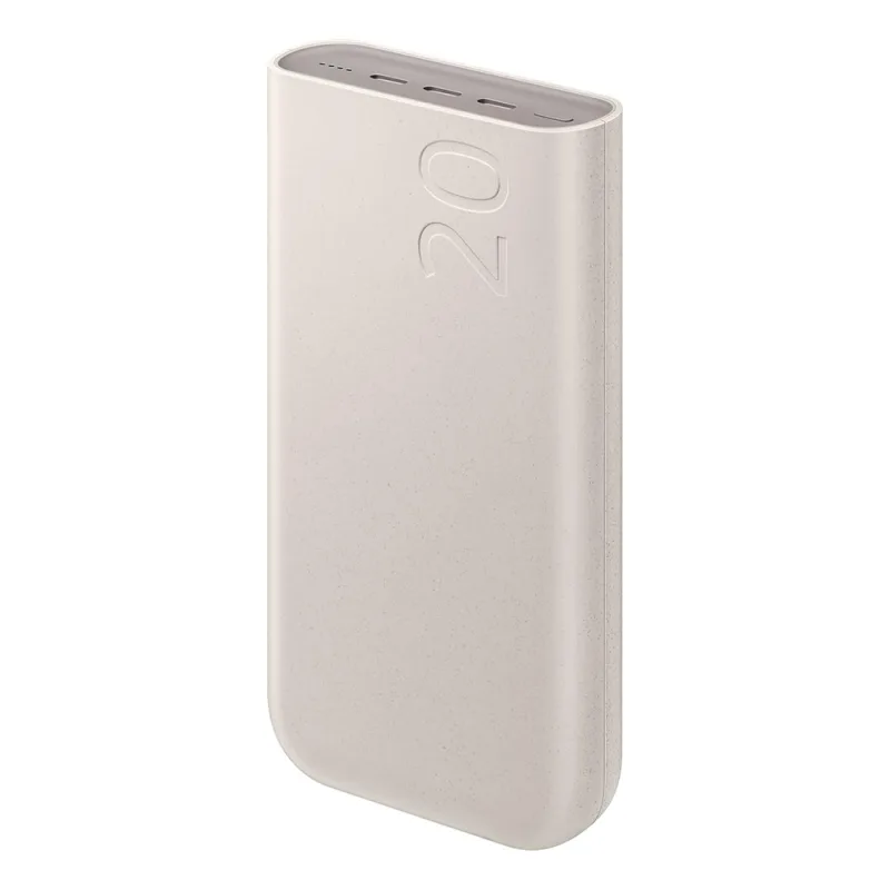 Powerbanka Samsung EB-P4520XUEGEU 20000 mAh 3x USB-C 45W SFC - béžová