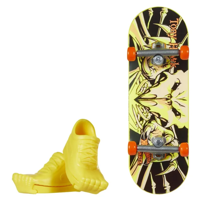 Mattel Hot Wheels SKATES NEONOVÉ LEBKY FINGERBOARD A BOTY ASST