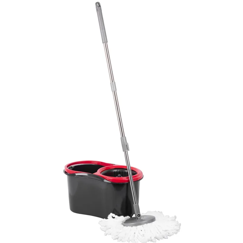 Súprava upratovacia TURBOSTAR BLACK EDITION, rotačný mop + vedro 13 l