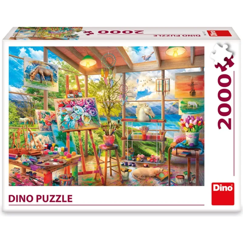 Puzzle Dino 2000 dielikov Maliarsky ateliér