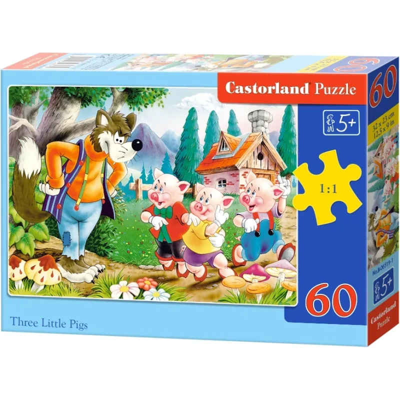 Castorland Puzzle O troch prasiatkach 60 dielikov