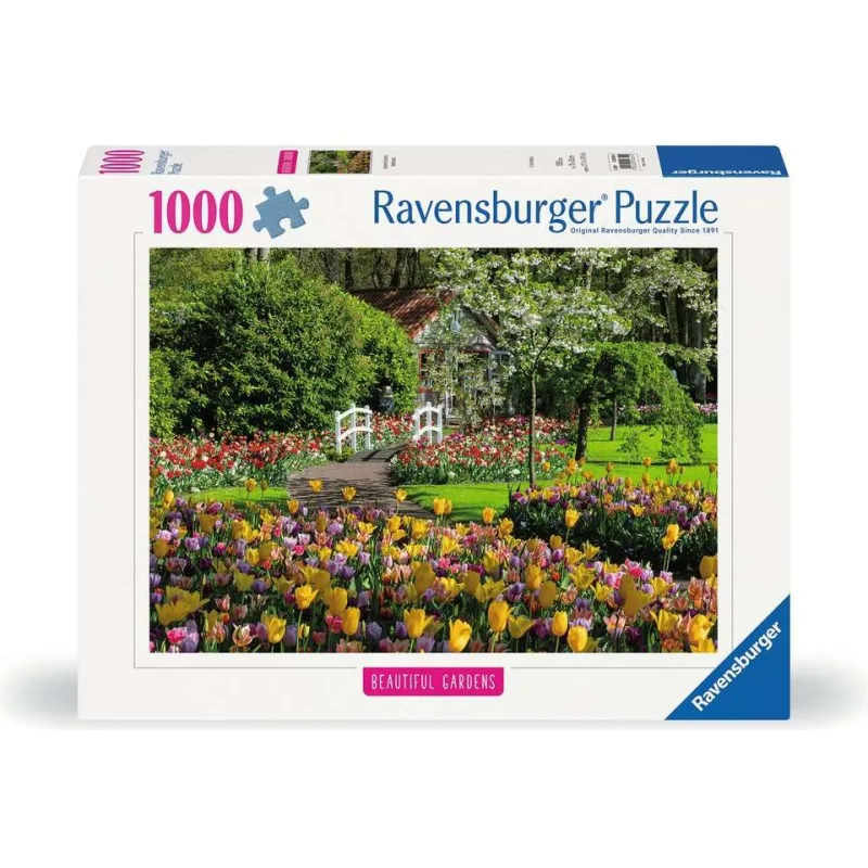 Ravensburger Puzzle Čarovné záhrady: Záhrada Európy Keukenhof, Holandsko 1000 dielikov
