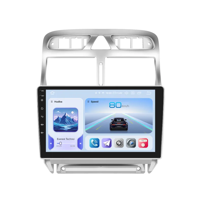 Xtrons 2DIN autorádio IQP-XEV37 Android, Peugeot 307 IQP-UN08M/A7187