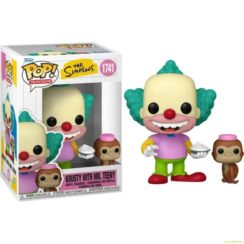 Funko Pop! 1741 The Simpsons Krusty With Mr. Teeny