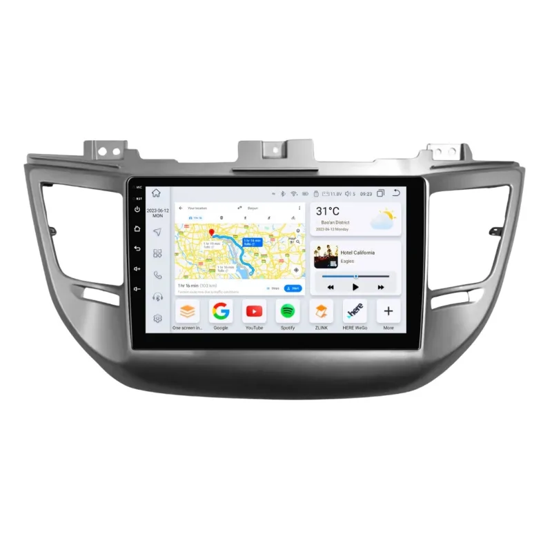 HIZPO KXTUS9001 Autorádio 9“ Android pro Hyundai Tucson III Model: S9004 (4+32GB) CHRKXTUS9001_S4