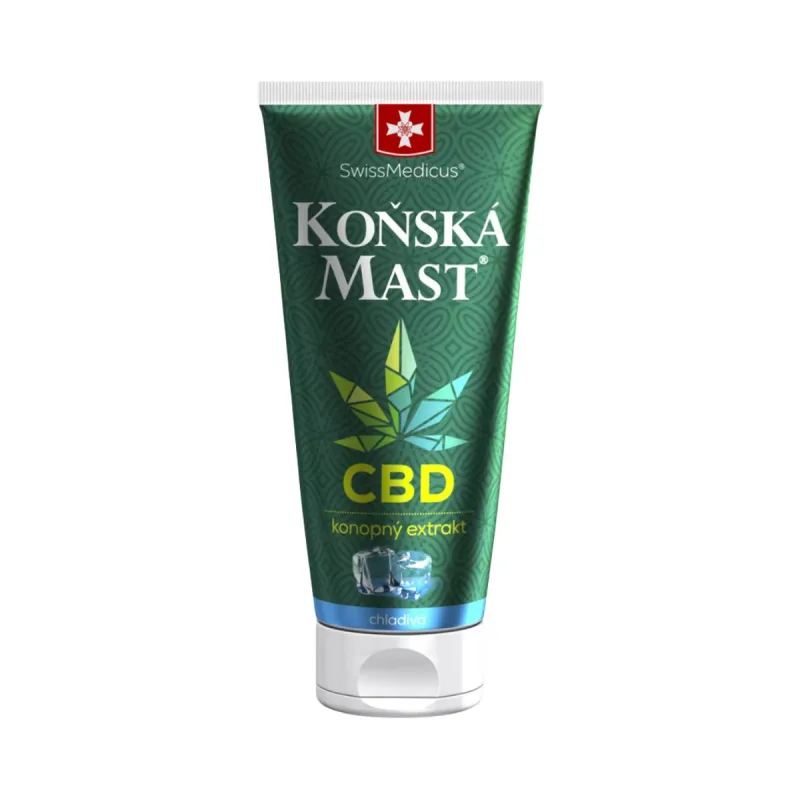 SwissMedicus Konská masť s CBD chladivá 200 ml –