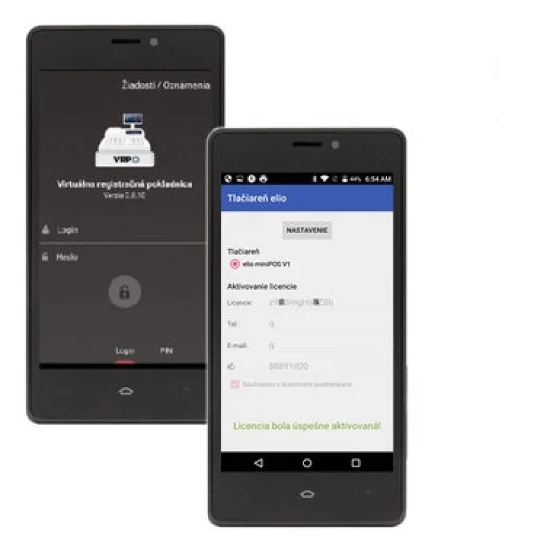 Licencia pre tlačový ovládač pre tlač z VRP pokladnice - Aktualizácia licencie pre OS ANDROID 9+ - driver pre tlač z VRP