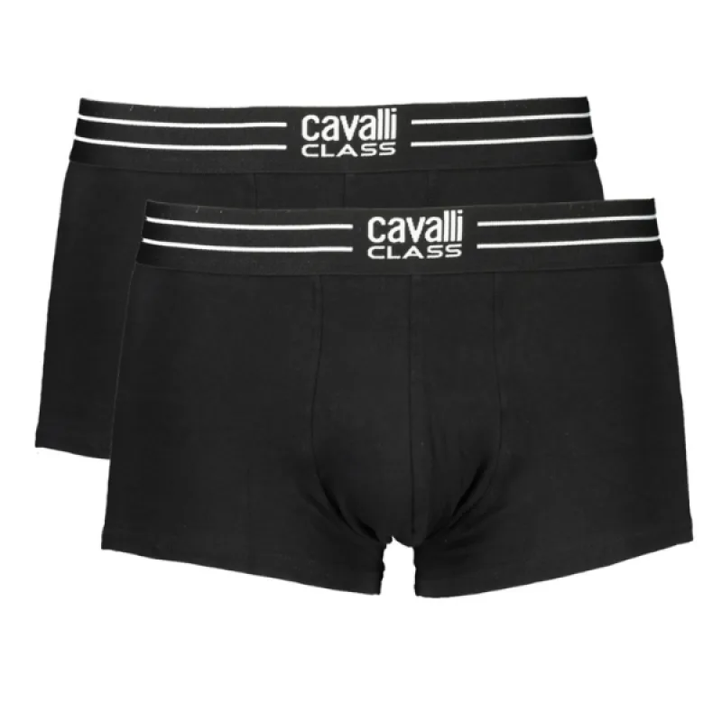 Pohodlné Pánske Boxerky CAVALLI CLASS Parigamba balenie 2 ks 95% Bavlna Modré L