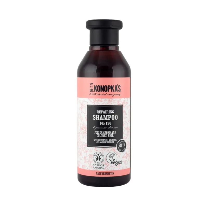 Dr. Konopka's Regeneračný šampón №136 pre poškodené a farbené vlasy - 280 ml -