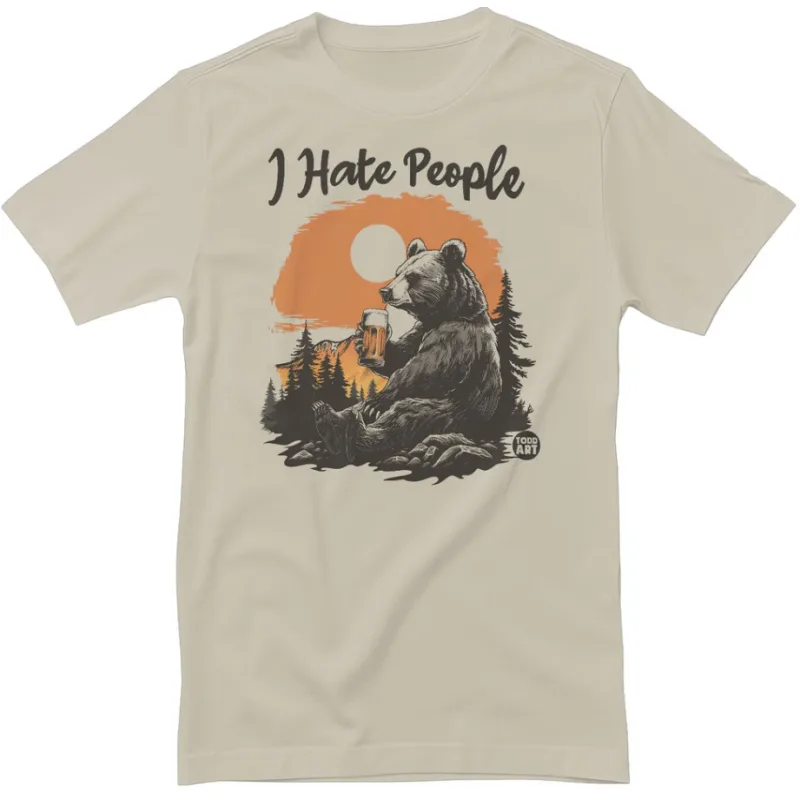 Todd Art - I Hate People (tričko)
