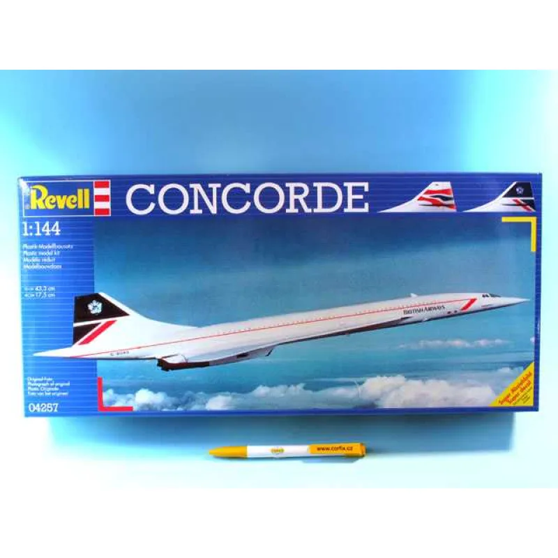 Revell Plastic ModelKit lietadlo 04257 - Concorde "British Airways" (1:144)