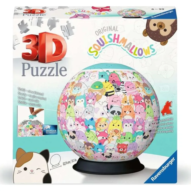 Ravensburger 3D Puzzleball Squishmallows 72 dielikov