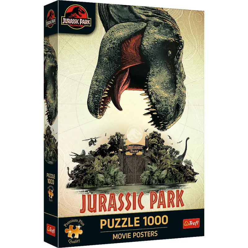 Trefl Puzzle Premium Plus Jurassic Park: Filmový plagát 1000 dielikov