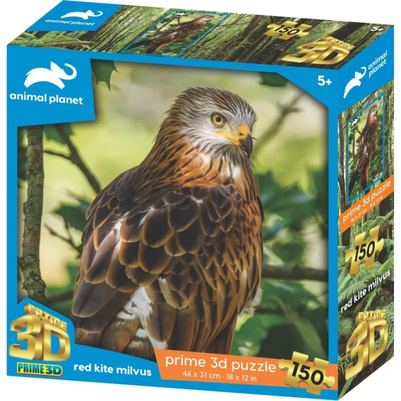 Prime 3D Puzzle Animal planet: Luňák červený 3D 150 dielikov