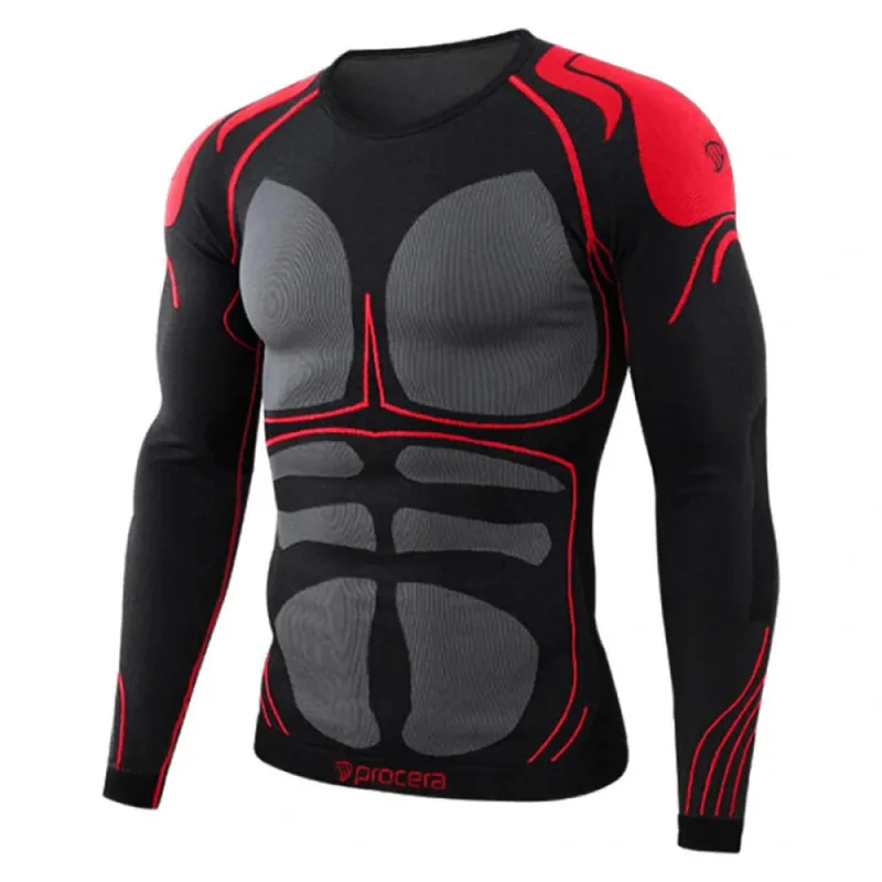 Procera JUTLAND termo triko black/red