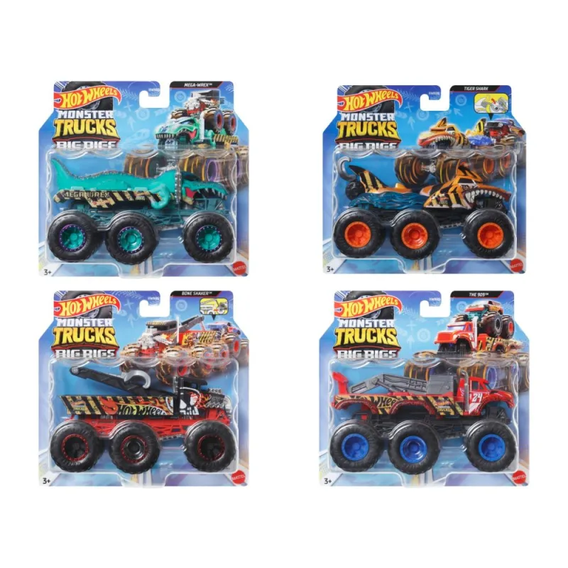 Mattel Hot Wheels MONSTER TRUCKS NÁKLAĎÁČIKY 1:64 ASST