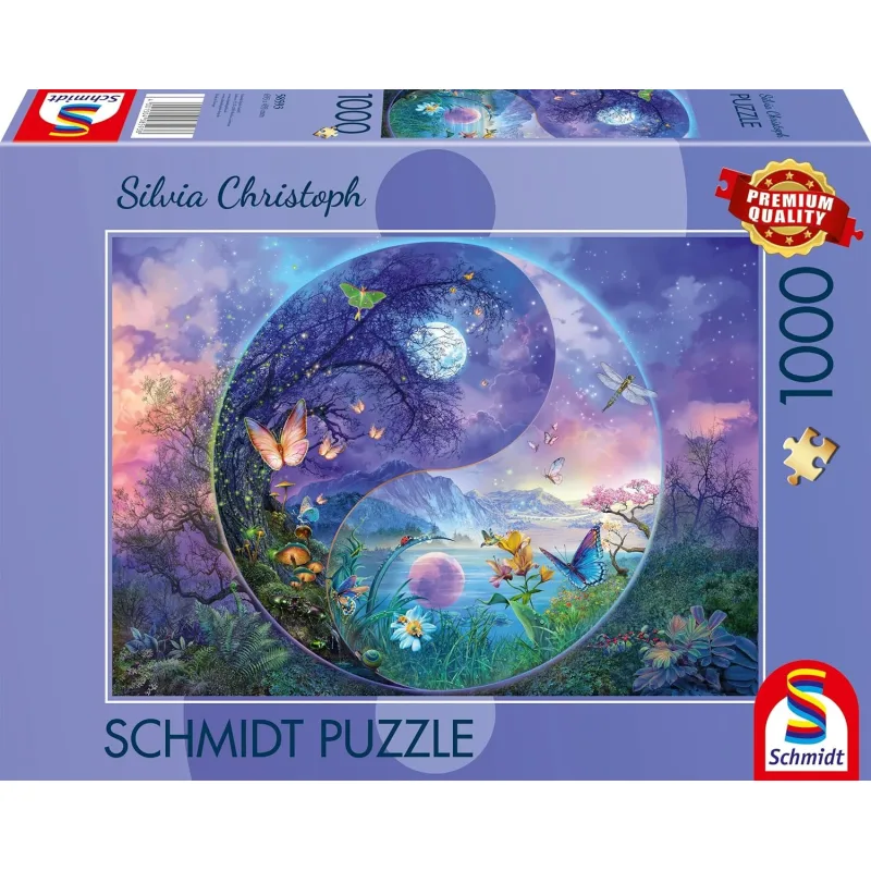 Puzzle Schmidt 1000 dielikov Silvia Christoph - Jin a jang: Fantastický svet hmyzu