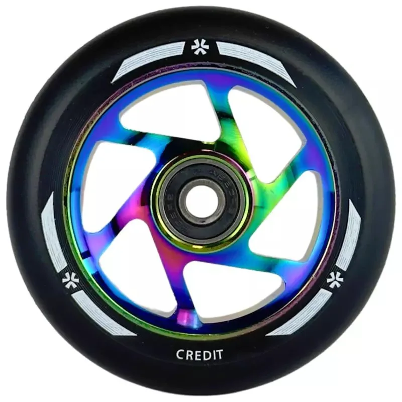 Koliesko Union Credit V2 100 mm Black/Neochrome