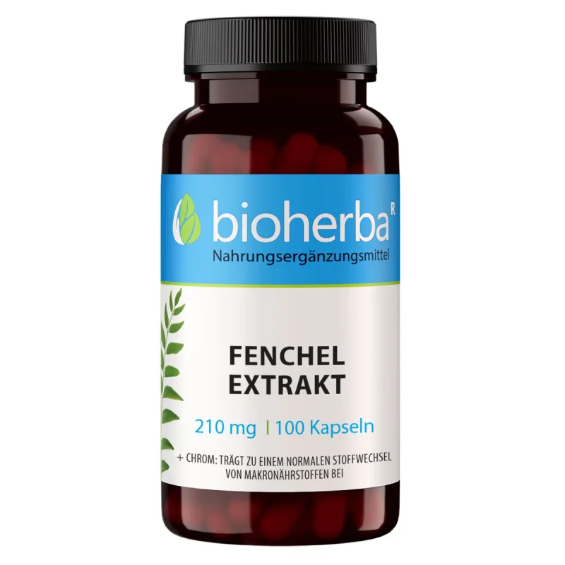 Bioherba Extrakt z fenikla 210 mg – 100 kapsúl –
