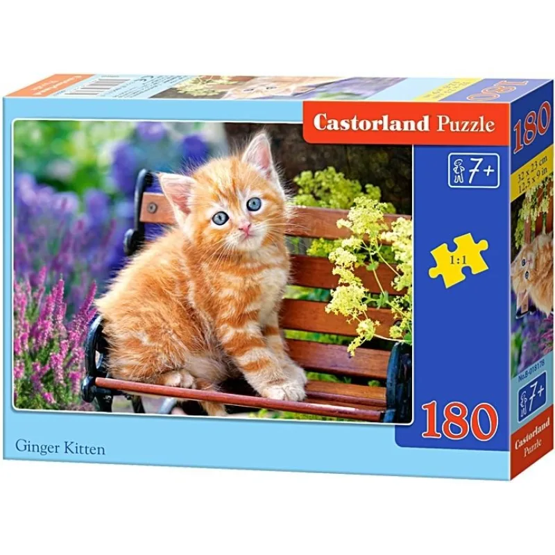 Castorland Puzzle Ryšavé mačiatko 180 dielikov