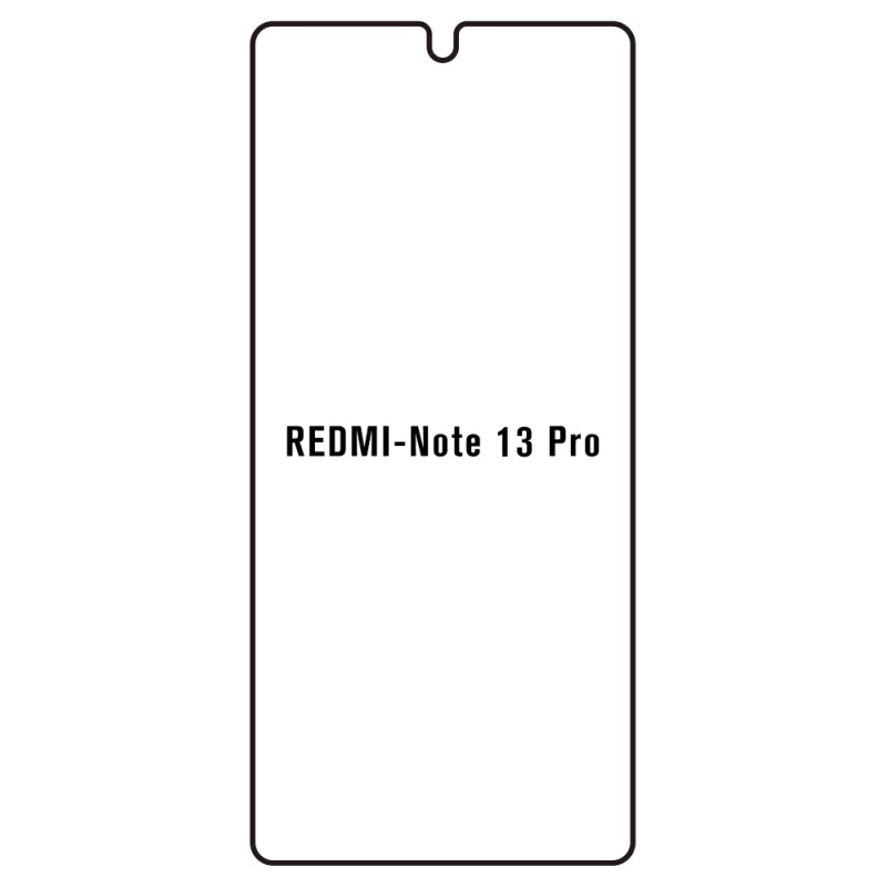 Sunshine Xiaomi Redmi Note 13 Pro 4G Predná Hydrogél ochranná fólia Strih: Predná 2, Typ fólie: Anti-Spy (Privacy)