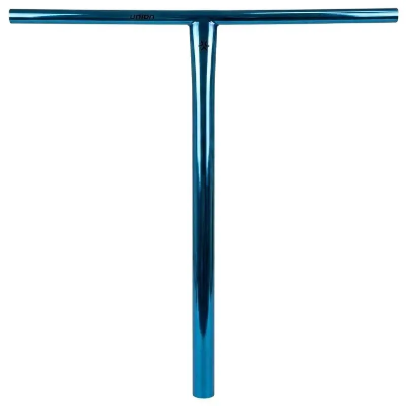 Riadidlá Union Uniq T Oversized 580mm Chrome Blue