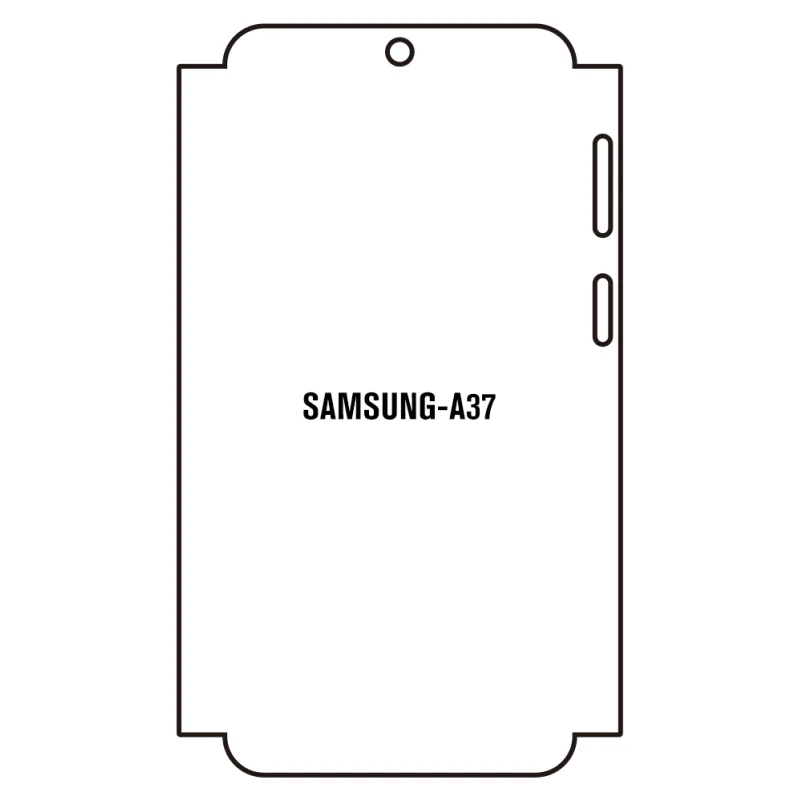 Sunshine Samsung A37 5G Predná Hydrogél ochranná fólia Strih: Predná časť a rám, Typ fólie: Matná
