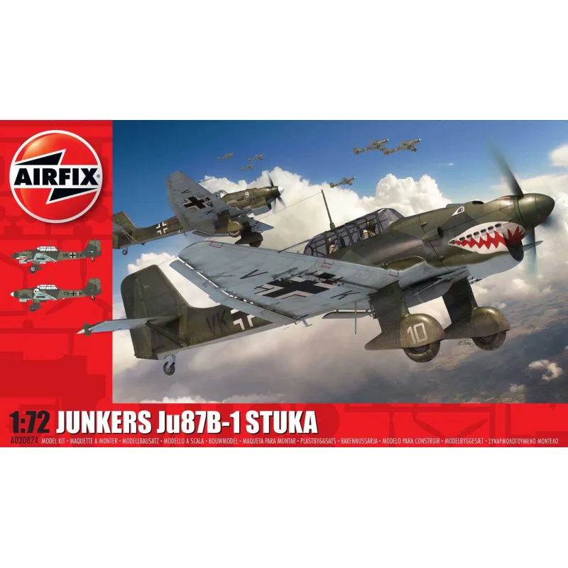Airfix Classic Kit lietadlo A03087A - Junkers Ju87 B-1 Stuka (1:72)