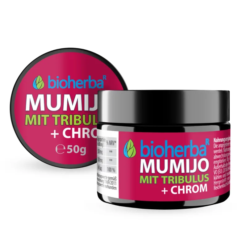 Bioherba Mumio extrakt Shilajit s Tribulusom - 50 g -