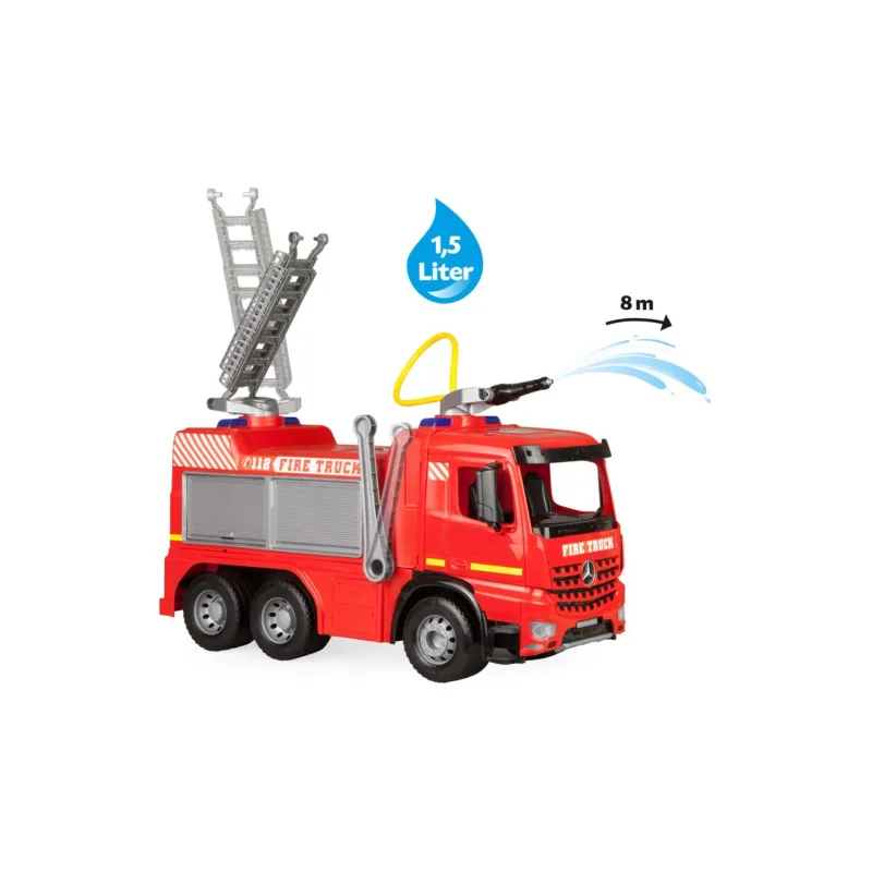 Lena Hasičské auto Giga Trucks Mercedes 66cm