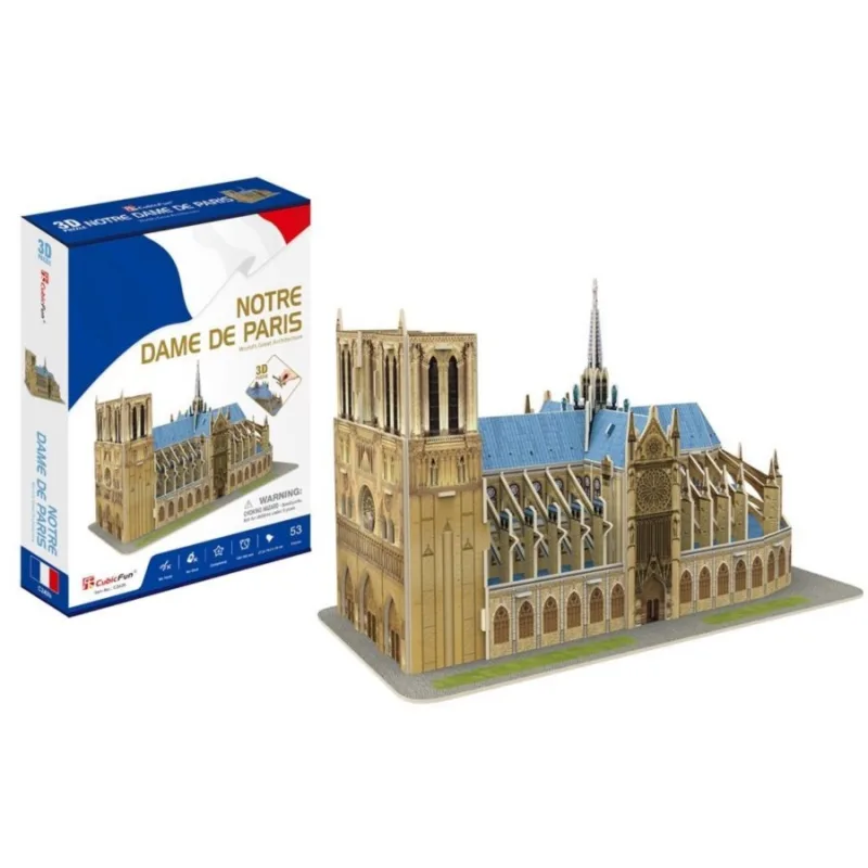 CubicFun 3D puzzle Katedrála Notre-Dame 53 dielikov