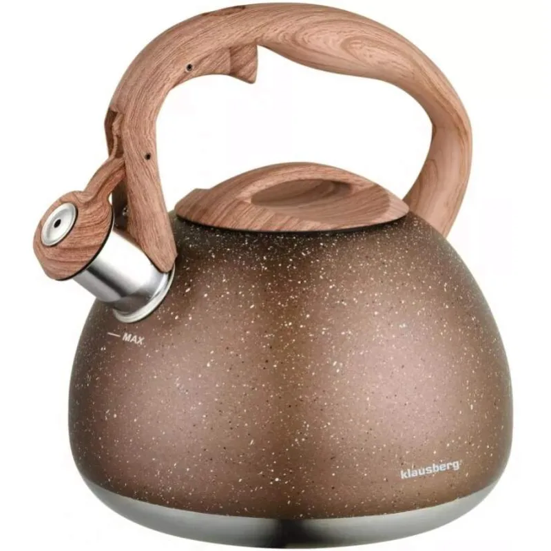 Pískacia kanvica na sporák Klausberg 2,8 l KB-7510 – hnedý mramor