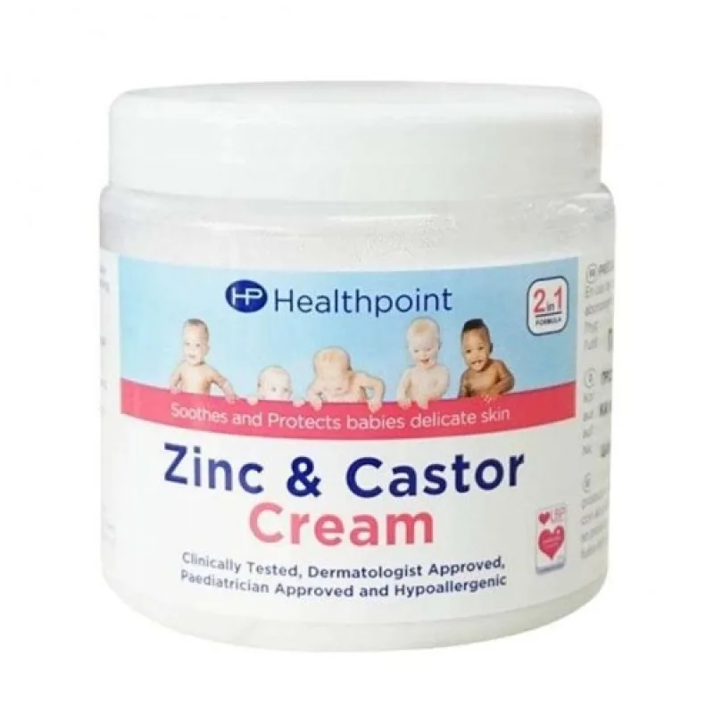 TREND HEALTHPOINT Zinc And Castor Cream 225g - hojivý zinkovo-ricínový krém