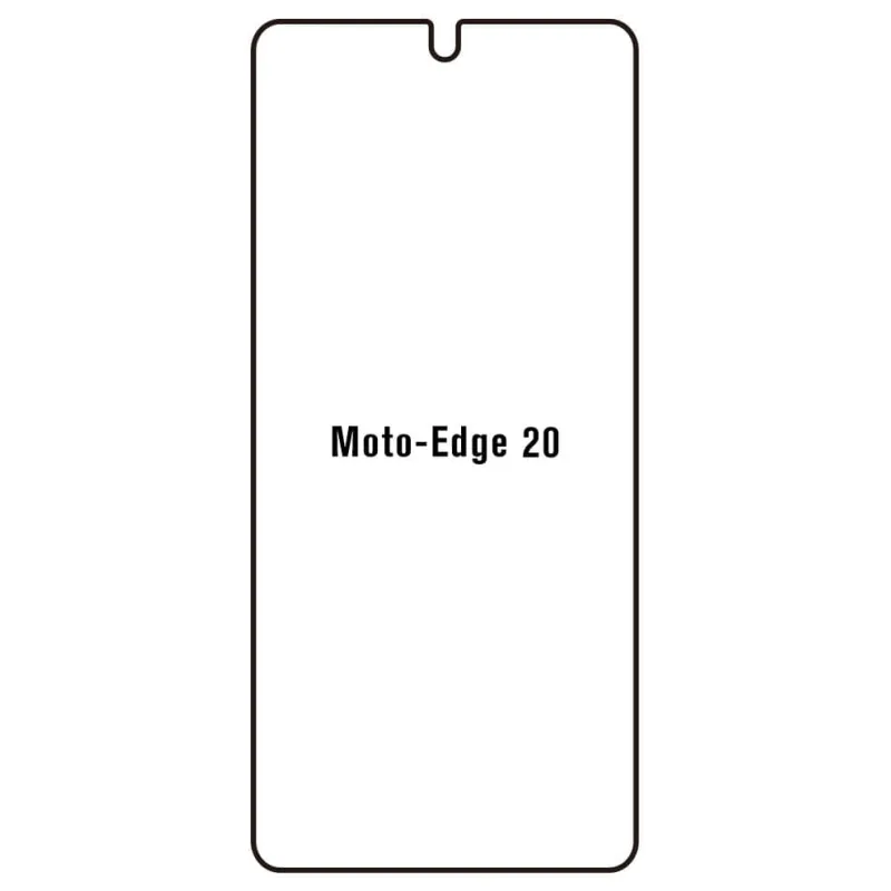 Sunshine Motorola Edge 20 Predná Hydrogél ochranná fólia Strih: Kompatibilná s krytom, Typ fólie: Číra