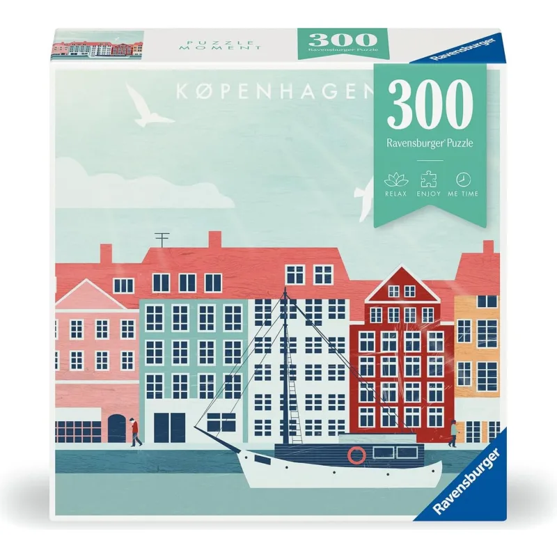 Ravensburger Puzzle Moment: Kodaň 300 dielikov