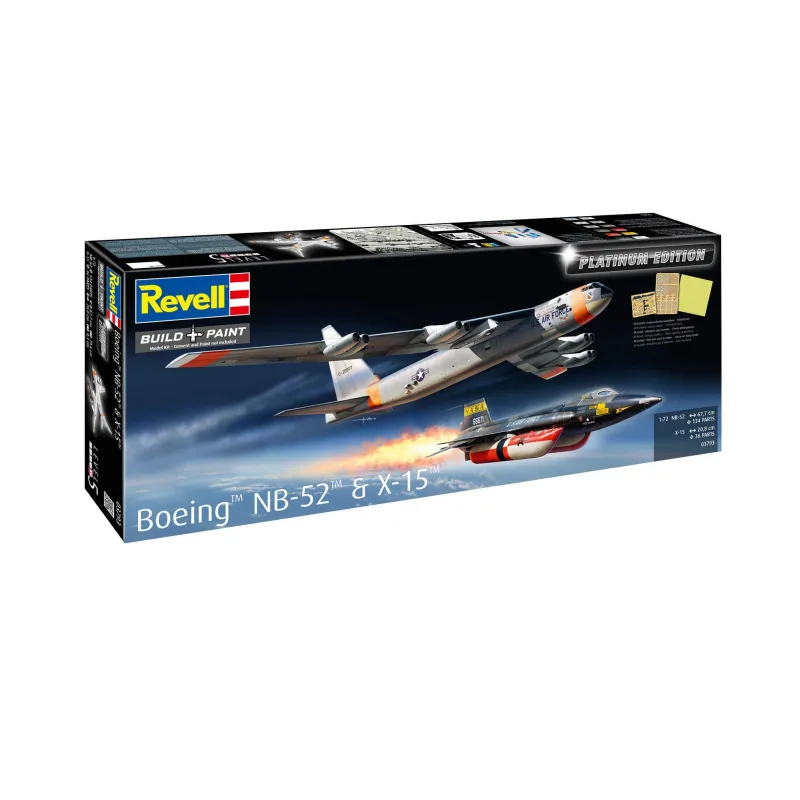 Revell Plastic ModelKit lietadlo 03793 - B-52D Stratofortress "Platinum Edition" (1:72)