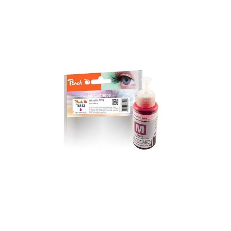PEACH kompatibilní cartridge Epson 663M, C13T664340 magenta, 70ml (319808)