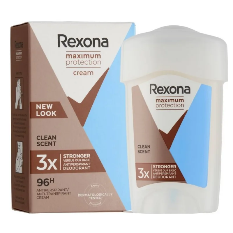Rexona Maximum Woman Protection Clean Scent Deo krém 45 ml