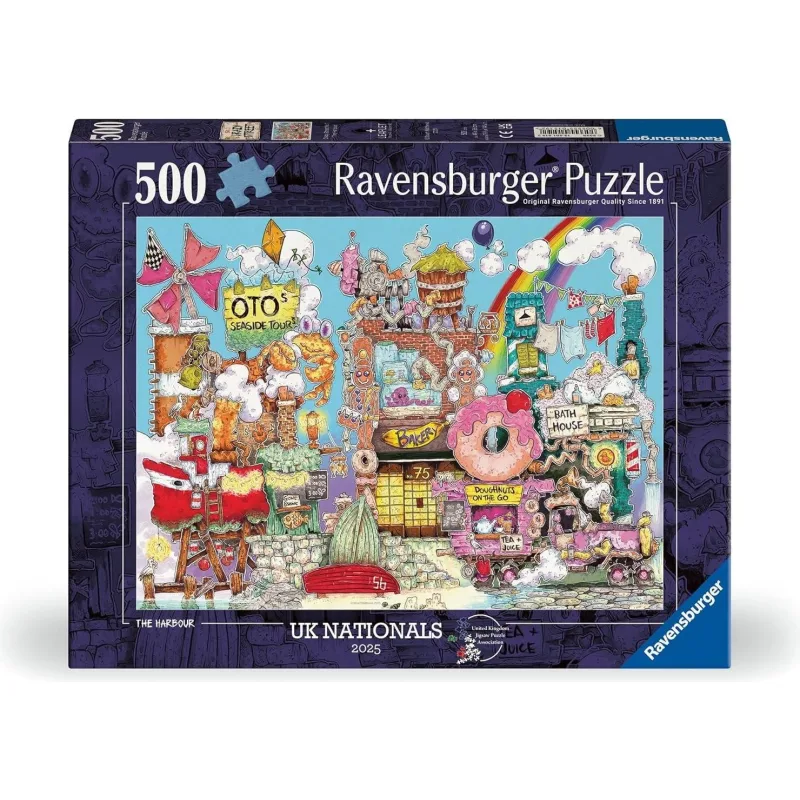 Puzzle Ravensburger 500 dielikov Šialená ulička č.1: Prístav